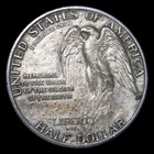1925 Stone Mountain Commemorative Half Dollar Silver  ----  Nice Coin ---  pp356