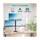 Mount Pro Triple Monitor Mount For Max 32  Computer Screen  Adjustable 3 Moni   