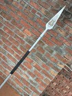 Custom Handmade Viking Spear     80      High Carbon Steel Head  Wrapped Handle