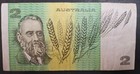  1984  Australia 2 Dollars P43e Lds590586  Sigs Johnston-fraser 
