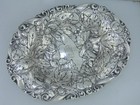 Elaborate Sterling Silver Gorham 7 1 4  Dish Art Nouveau Multi Floral A1254m