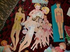 Odd Lot Of Vintage And Reprint Paper Dolls  lot 1 