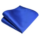 Silk Pocket Square Handkerchief Solid Color Wedding Hanky Men Formal Suit