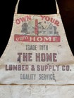 Vintage Canvas Lumber Yard Employee Apron   The Home Lumber   Supply   1950 s