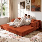 79  Memory Foam Sofa Bed  Convertible Futon Boneless Couch For Living Room