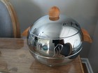 Vintage West Bend Penguin Hot cold Server Ice Bucket Bakelite Handles 1950   s