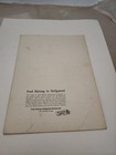  Fred Harvey Hollywood California Ca Beverage Menu 1950s