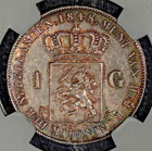 Netherlands  1 Gulden  1848  Au 55  Ngc