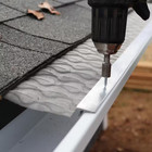 Best-1 Flex Fit Gutter Guard 3 Ft X 6 In Stainless Steel Screen  30  Kit  10 Pcs