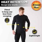 Xtreme Heat Mens Thermal Underwear Set Insulated Shirt   Long Johns  Black Med