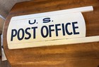 Vintage United States Post Office Sign Wood 34 l 13 75 w Usps Postal Service