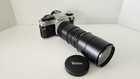 Canon Ae-1 Program Slr Film Camera W  85-205mm Zoom Lens Battery Tested Working