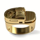 Men women Alloy Lighter Ring  Creative Ring 7-13mm Gold   Silver