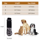 4pcs Non-slip Dog Socks Hardwood Floor Paw Protector For Small Medium Large Dogs