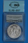 2017  1 Silver American Eagle Pcgs Ms70 First Strike Flag Slab-097