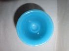 Antique Chinese Peking Glass Bowl Cup   Original Carved Stand