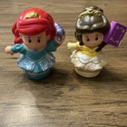 Disney Princess Little People Talkers Figures Lot  6  Belle Ariel Cinderella