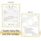 20 Tooth Fairy Receipt Cards And 1 Bag   Gifts For    