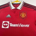 Adidas Manchester United 2022 23 Home Authentic Soccer Jersey Youth Boy s Xl Red