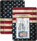 Rfid Blocking Mens Leather Slim Wallet Money Credit Card Id Holder 7 Card Slots