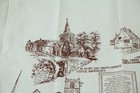 Along The Nene Valley Northamptonshire England Souvenir Tea Towel 18 X 31 Cotton