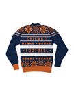 Men s Nfl Chicago Bears Logo Navy Football Ugly Christmas Cosplay Sweater S-3xl