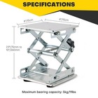 6  X 6  Lift Table Lab Scissor Stand Platform   Stainless Steel Laboratory Li   