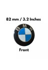 2pcs Front Hood   Rear Trunk  82mm   74mm  For Bmw Badge Emblem