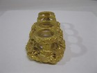 Gold Gilt Lipstick Holder Ornate Vanity Vintage Holds 4 By The Buckle