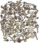 Lot Of 125 Vintage Style Antique Skeleton Furniture Cabinet Old Lock Keys Jewelr