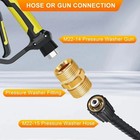 Adapter To M22 14mm Female Metric M22-15mm Male Thread Pressure Washer-coupler
