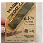 Loran Magnetic Needle Case Holder With Snap Lock Top For Sewing Machine Needles