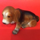 Vintage Beagle Figurine Mid Century Modern Porcelain Mmsc Co 