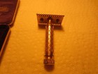 Antique Vintage Gillette New Improved Tuckaway Double Edge Razor 1920s With Case