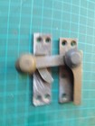  Victorian Brass Sash Window Latch Lock Catch Old Handle Antique   Keeper