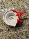 Vintage 50s Mcm Ceramic    maine    Lobster Melted Butter Warmer 2-pc Set