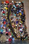 Antique Vintage Huge Lot Jewelry Findings Parts Stones Sterling Beads Gemstones