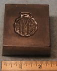 1913 Sma  staunton Military Academy     Watch Fob Steel Stamping Die Rh359