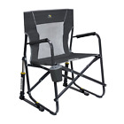 Gci Outdoor Freestyle Rocker Mesh Chair  Pewter Gray