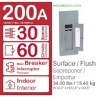 Square D 200 Amp 30 Space 60 Circuit Indoor Load Center Main Breaker Box Panel
