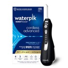 Waterpik Cordless Advanced 2 0 Water Flosser Wp-582 Black Travel Bag 4 Tips