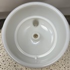 Vintage White Milk Glass Sunbeam Mixmaster Juicer Funnel Bowl Attachment Only