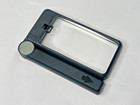 Bausch   Lomb Illuminated Rectangular Handheld Magnifier W  Case   Light Tested
