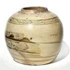Early Antique Korean 5  Ginger Jar - Joseon Dynasty - Provincial Glazed Pottery