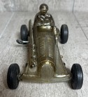 Vintage Marx Plastic Wind Up Indy Racer  7 Race Car W  Driver