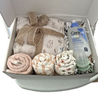 Premium Bath Time Gift Set Neutral Baby Gift Box   Newborn   Baby Shower