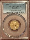2 X Coins 1962 Ms 64 Red 1963  Pl 66 Red Canada 1 Cent Coins Canada Penny  