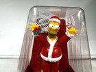 Solar Powered Dancing Bobble Head Toy New - Christmas Homer Simpson Santa