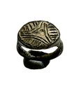 Ancient Roman Or Byzantine Bronze Ring  71