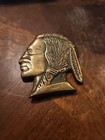 Vintage Brass Jennings Chief Slot Machine Indian Head